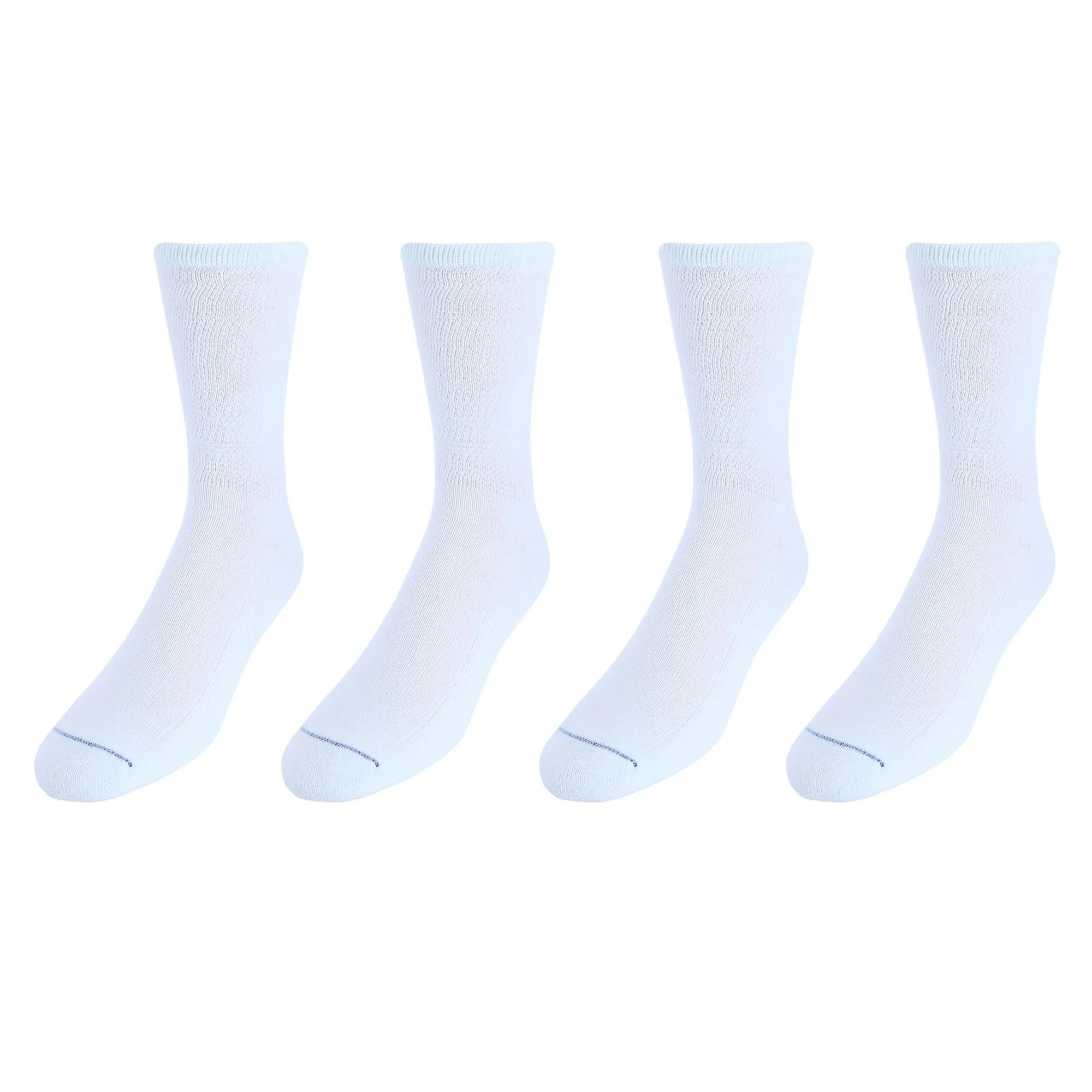 Men's Diabetic & Circulatory Crew Work Socks (4 Pair Pack)