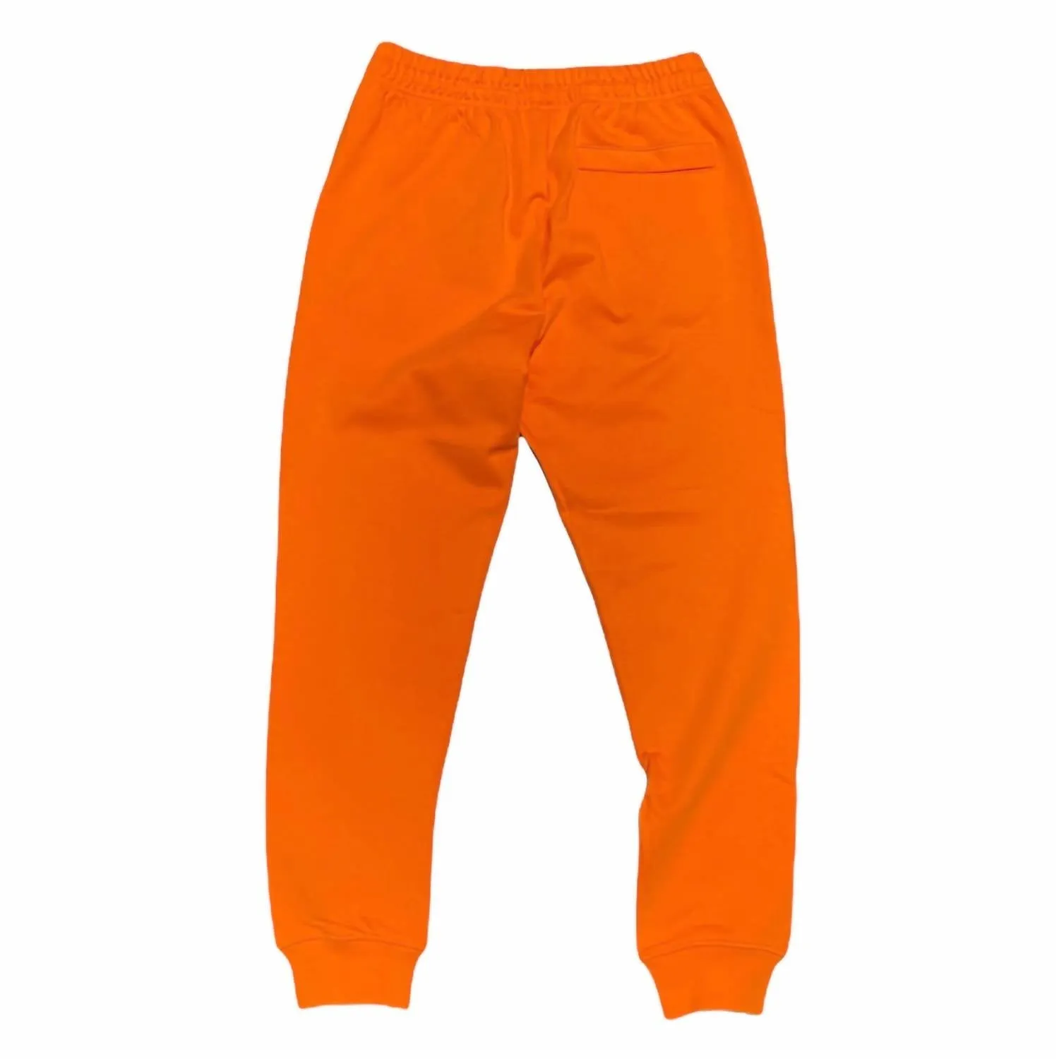 Men's Double Eye Sword Rhinestone Sweatpants In Orange