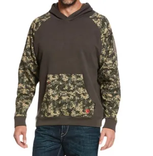 Men's Durastretch Patriot Hoodie In Sage Green Camo