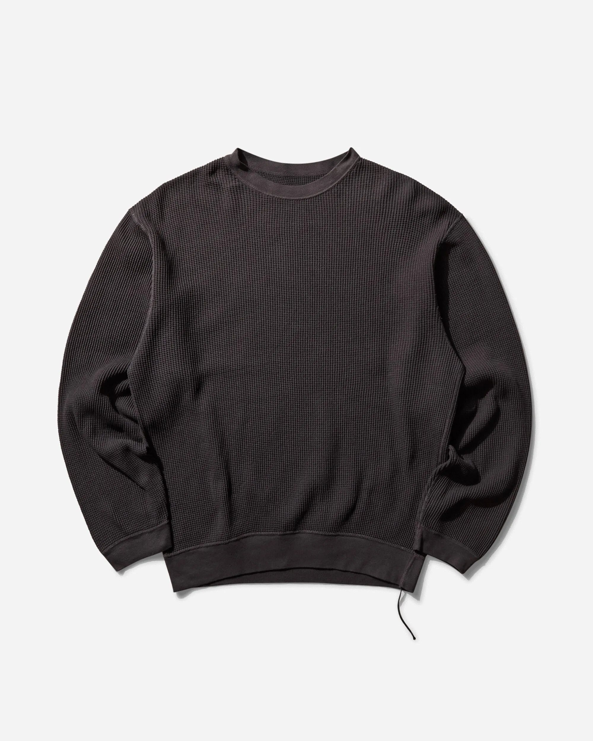 Men's ECO Waffle Big Sweatshirt Black