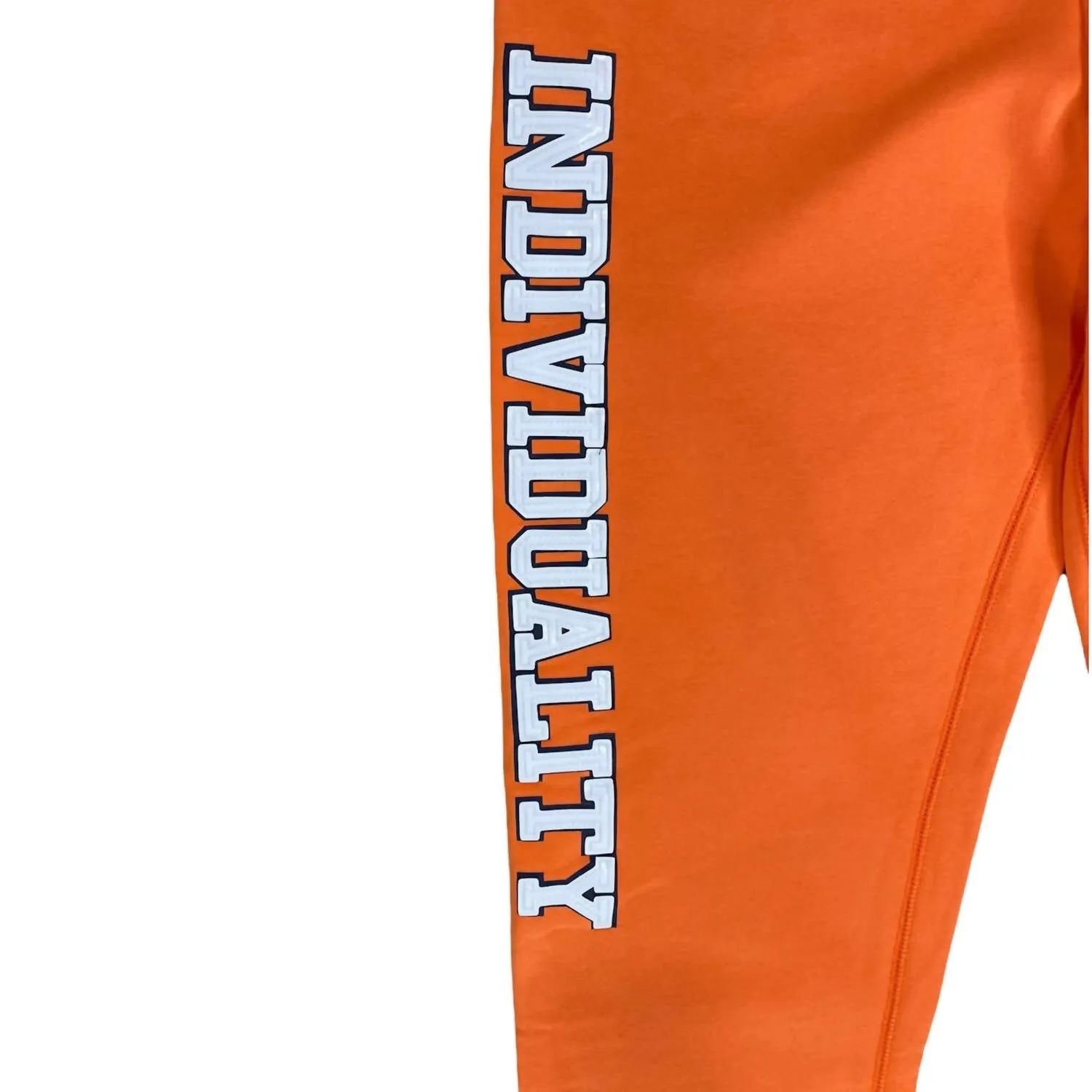 Men's Fleece Sweatpants In Orange