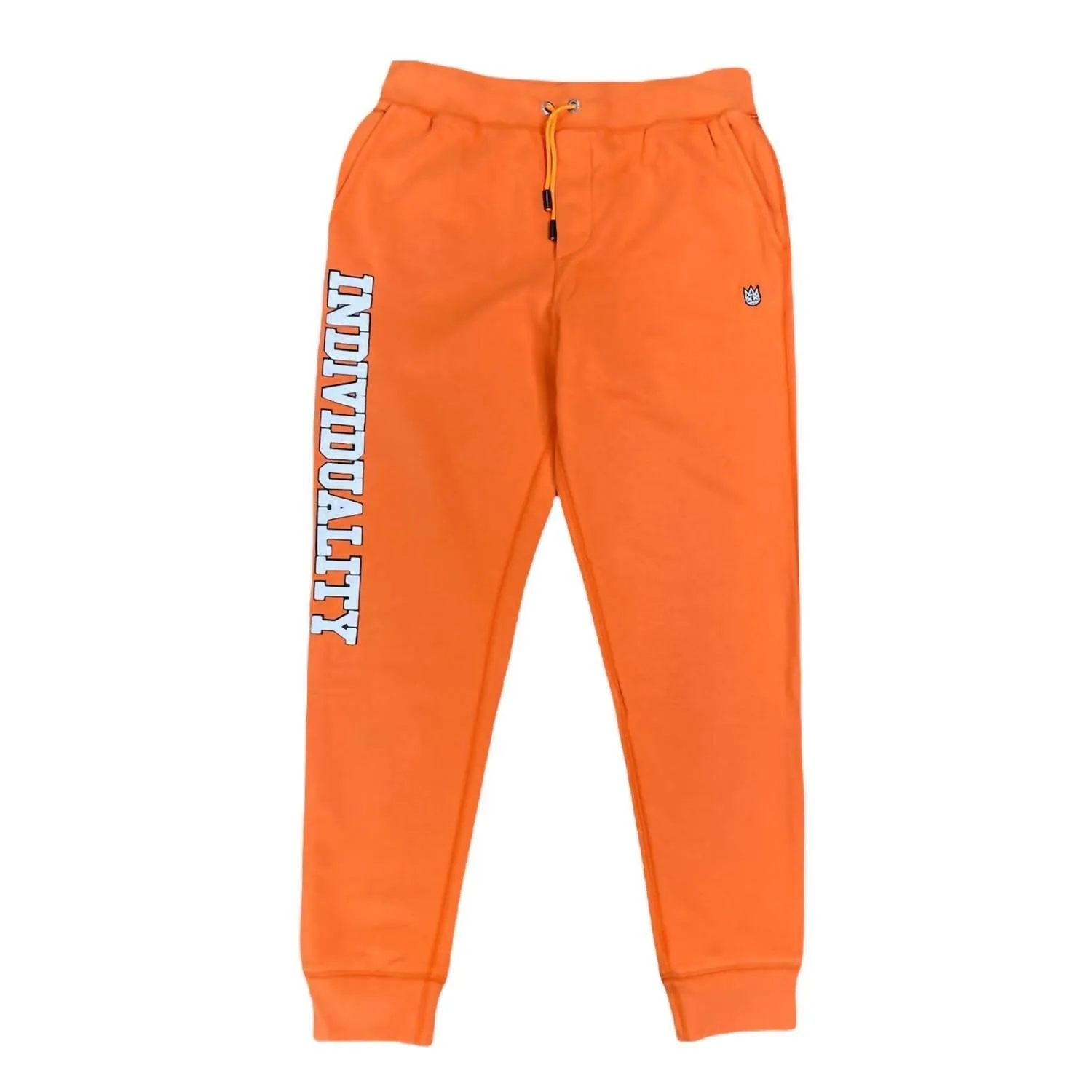 Men's Fleece Sweatpants In Orange