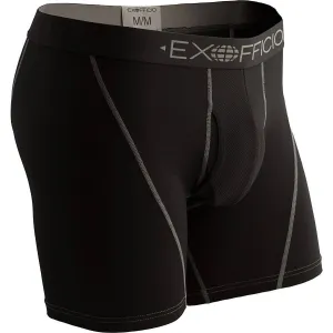 Men's Give-N-Go Sport Mesh 6-Inch Boxer Brief In Solid Black