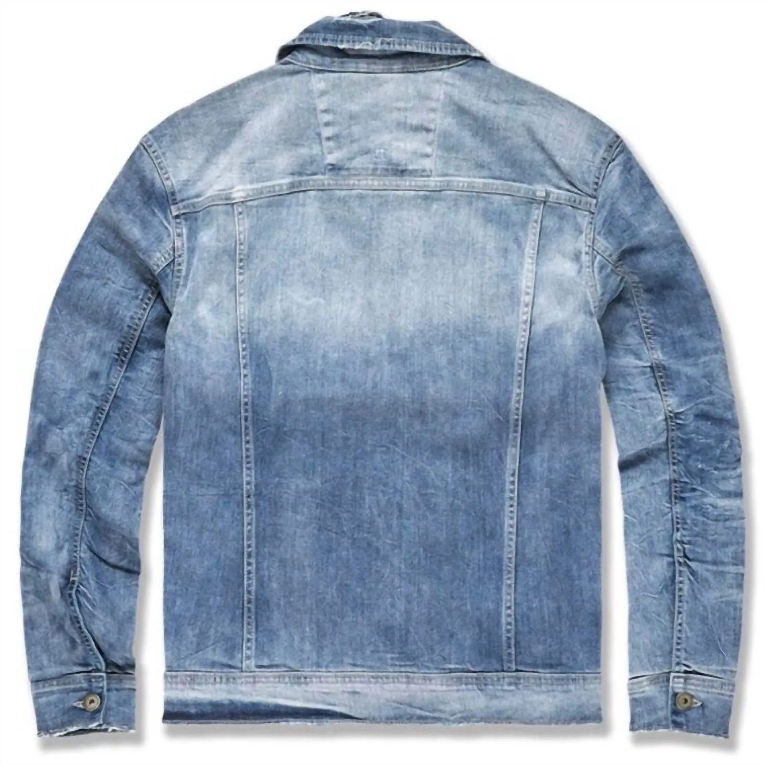 Men's Hamilton Denim Trucker Jacket In Aged Wash