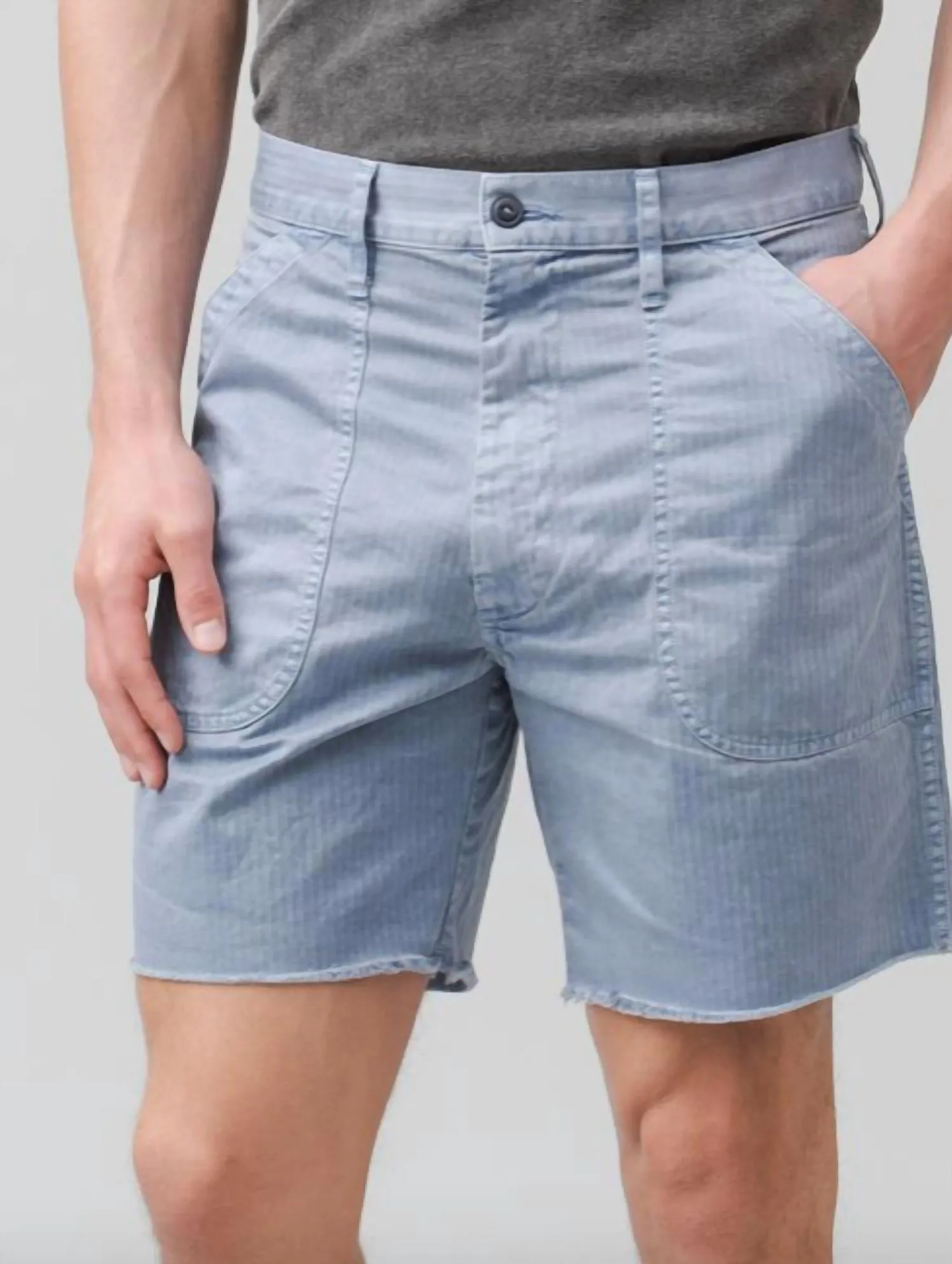 Men's Herringbone Naval Short In Air Force
