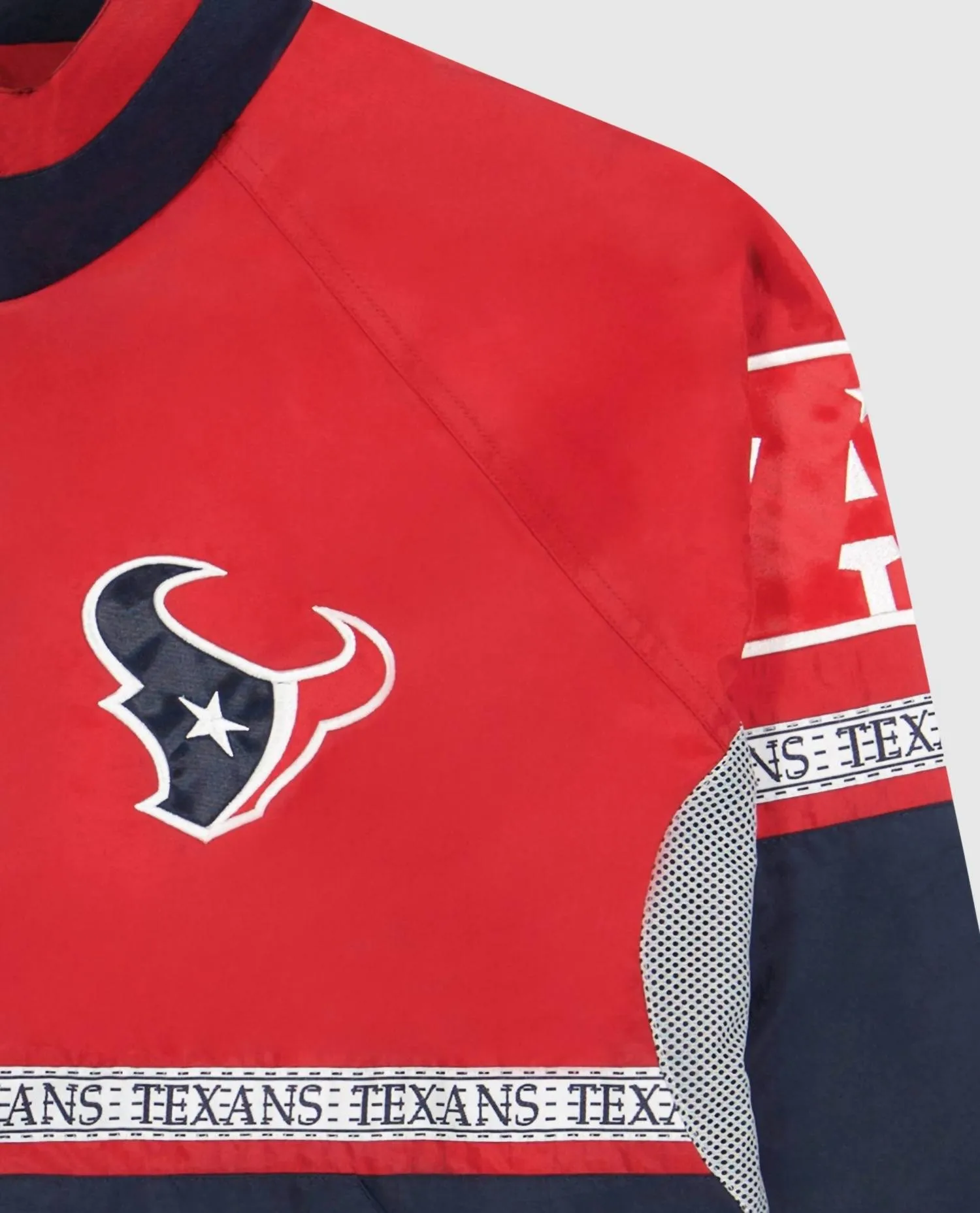 Men's Houston Texans Full-Zip Academy Ii Jacket In Red And Navy
