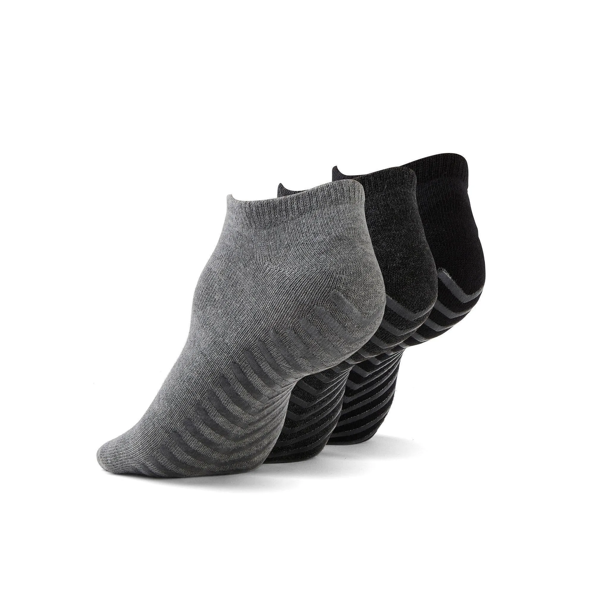 Men's Low Cut Socks with Grips (Pack of 3)