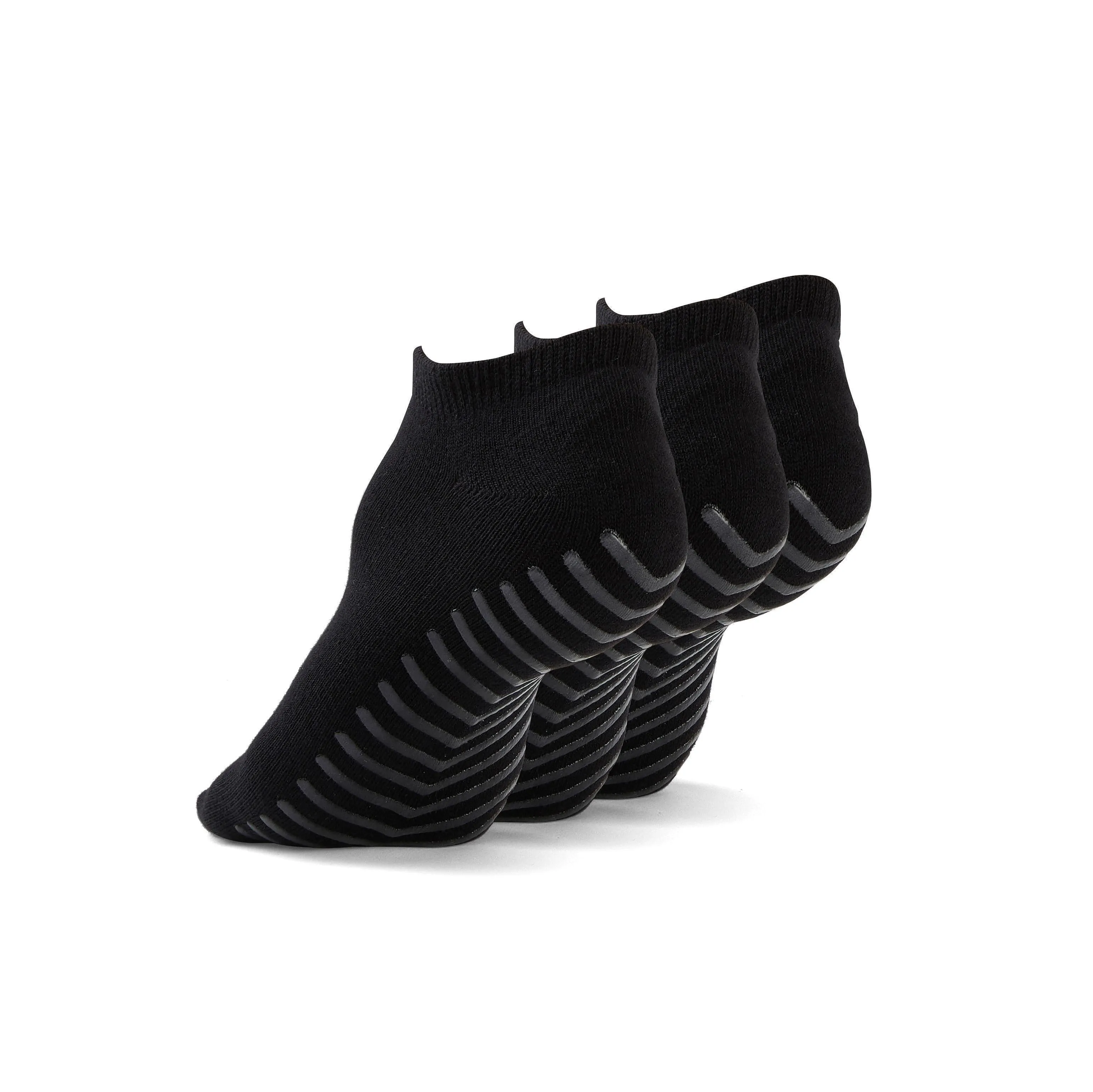 Men's Low Cut Socks with Grips (Pack of 3)