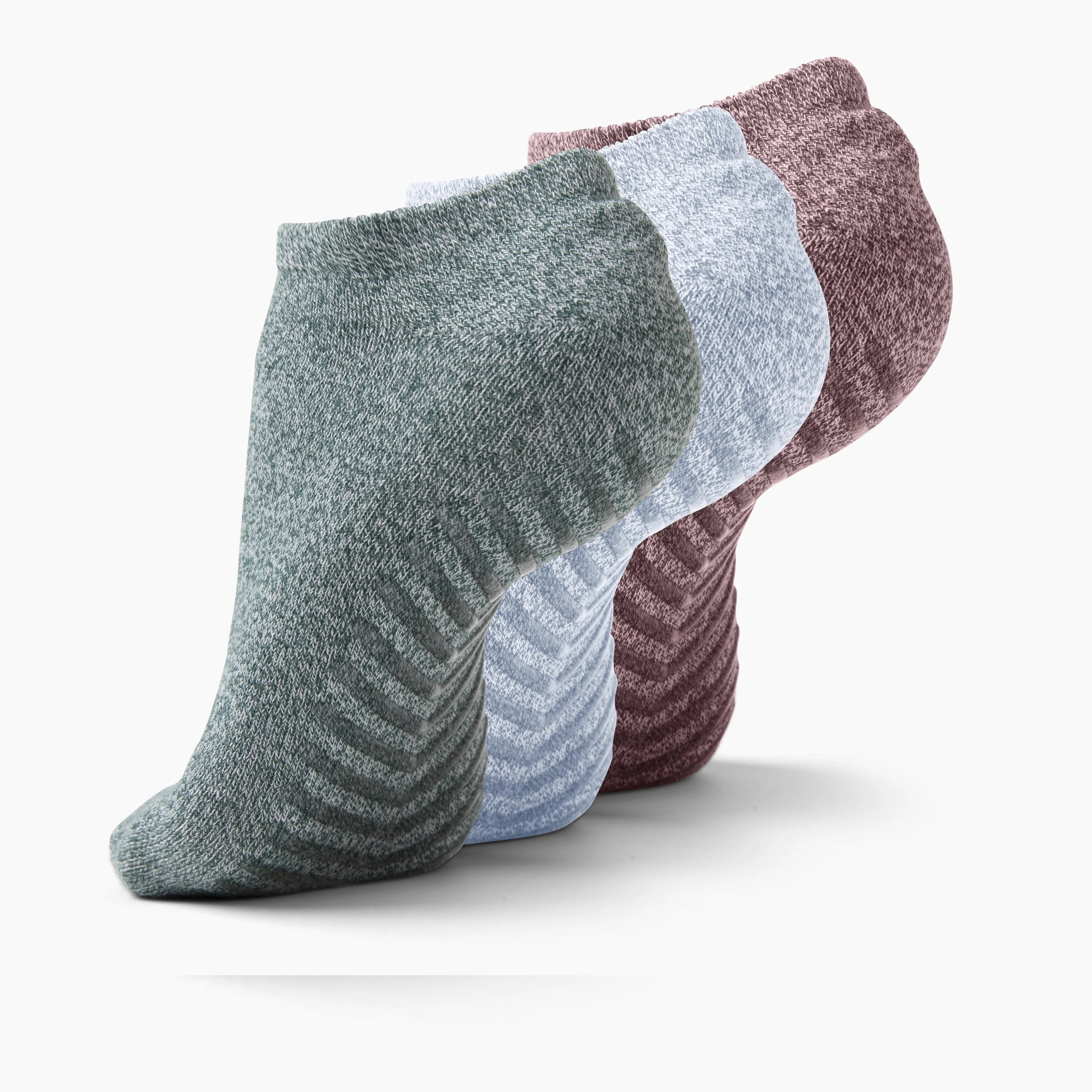 Men's Low Cut Socks with Grips (Pack of 3)