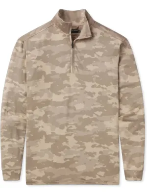 Men's Mansfield Performance Pullover Sweater In Burnt Taupe