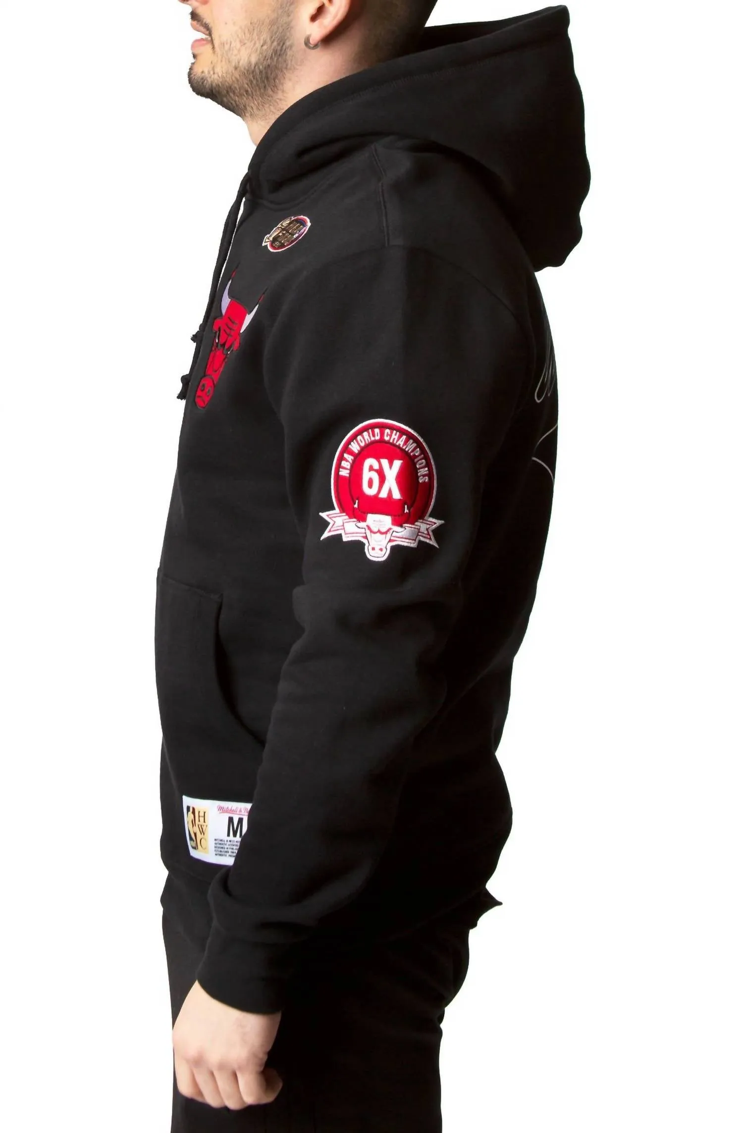 Men's Nba Chicago Bulls Champ City Hoodie In Black