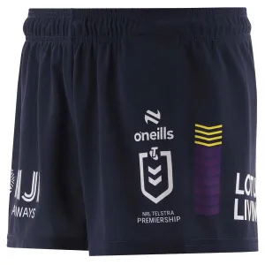 Men's NRL Melbourne Storm 2025 Home Playing Shorts