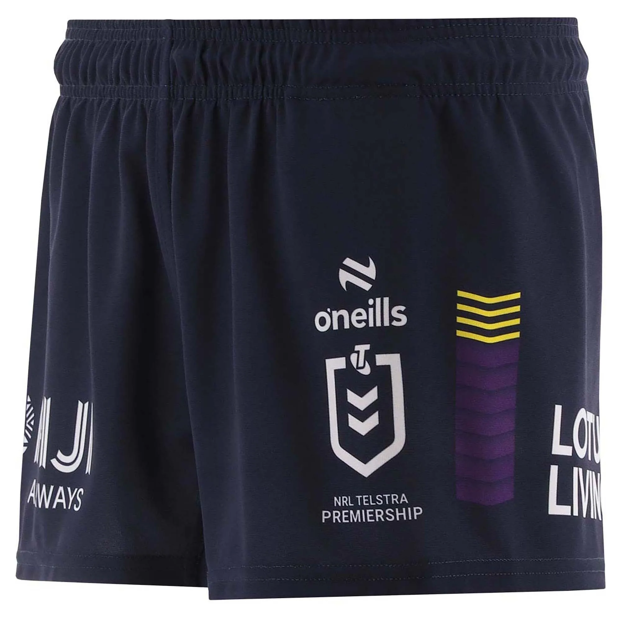 Men's NRL Melbourne Storm 2025 Home Playing Shorts