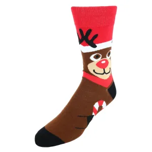 Men's Rudolph Christmas Novelty Socks