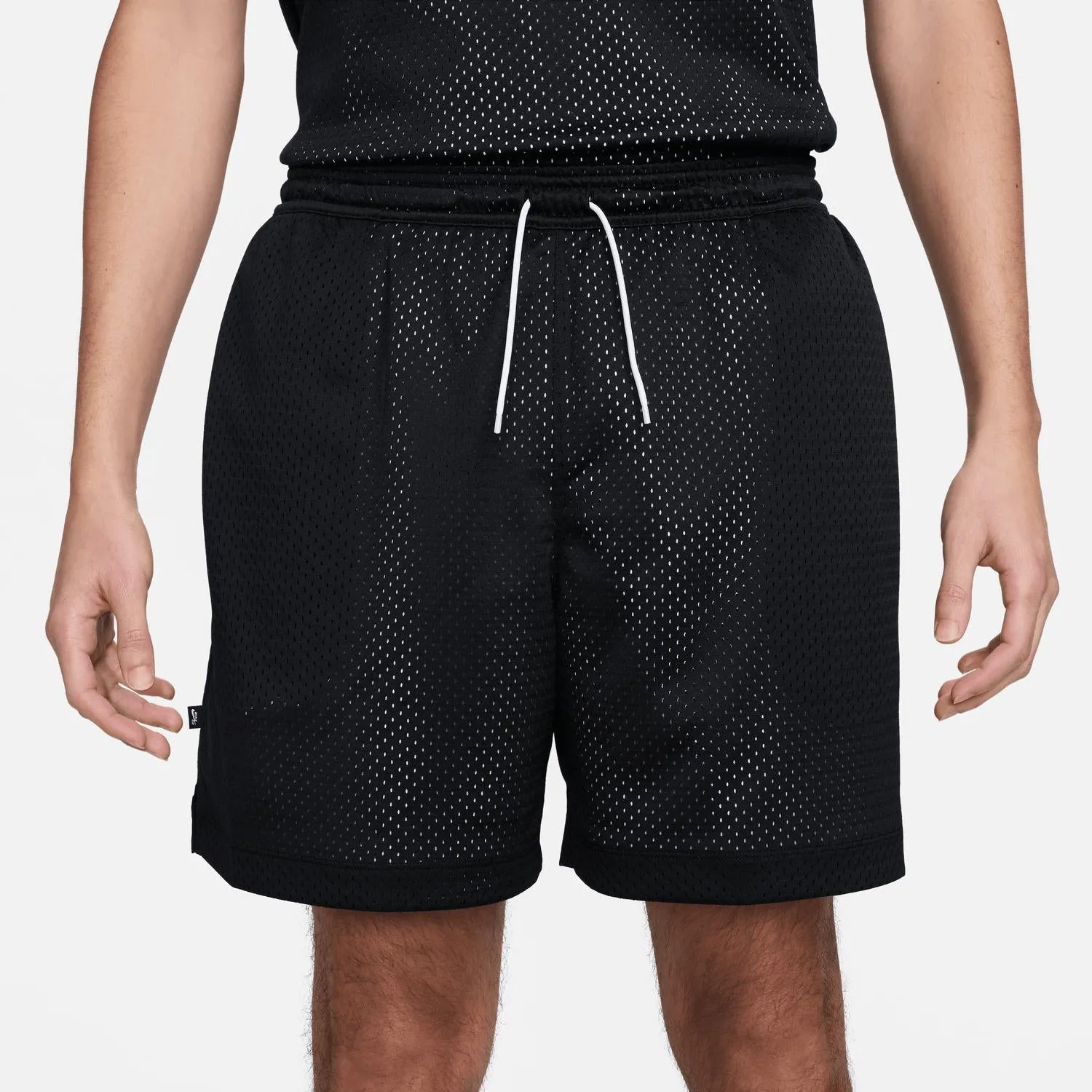 Men's Sb Reversible Basketball And Skate Mesh Shorts In Black/white