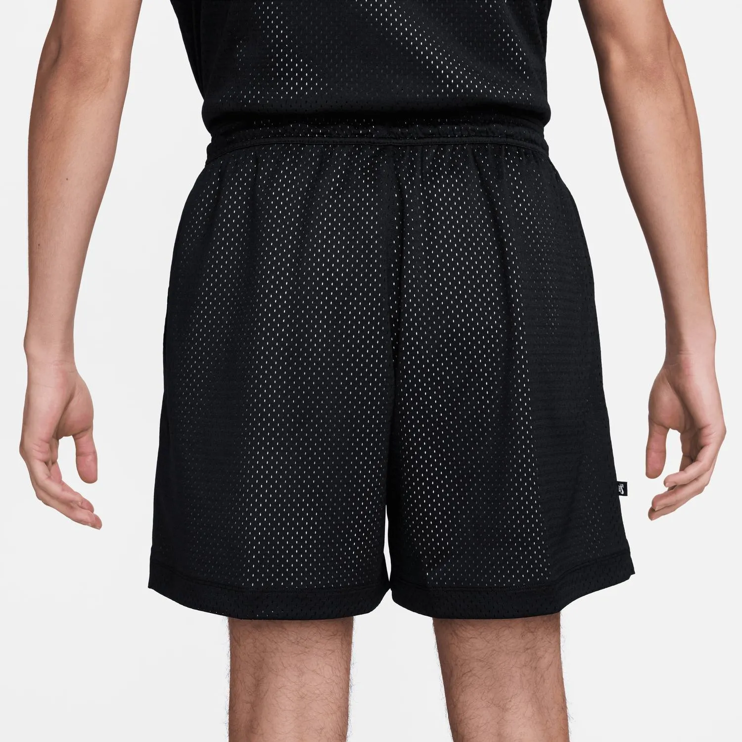 Men's Sb Reversible Basketball And Skate Mesh Shorts In Black/white