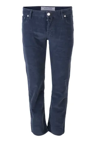 Men's Slim Fit Needlecord Comfort Jeans In Navy