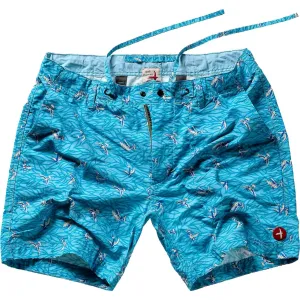 Men's Soaring Paddle Shorts In Bright Blue Barn-Swallow
