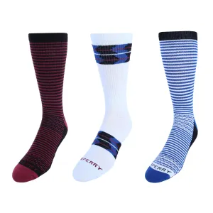 Men's Super Soft Cotton Boat Crew Socks (3 Pair Pack)