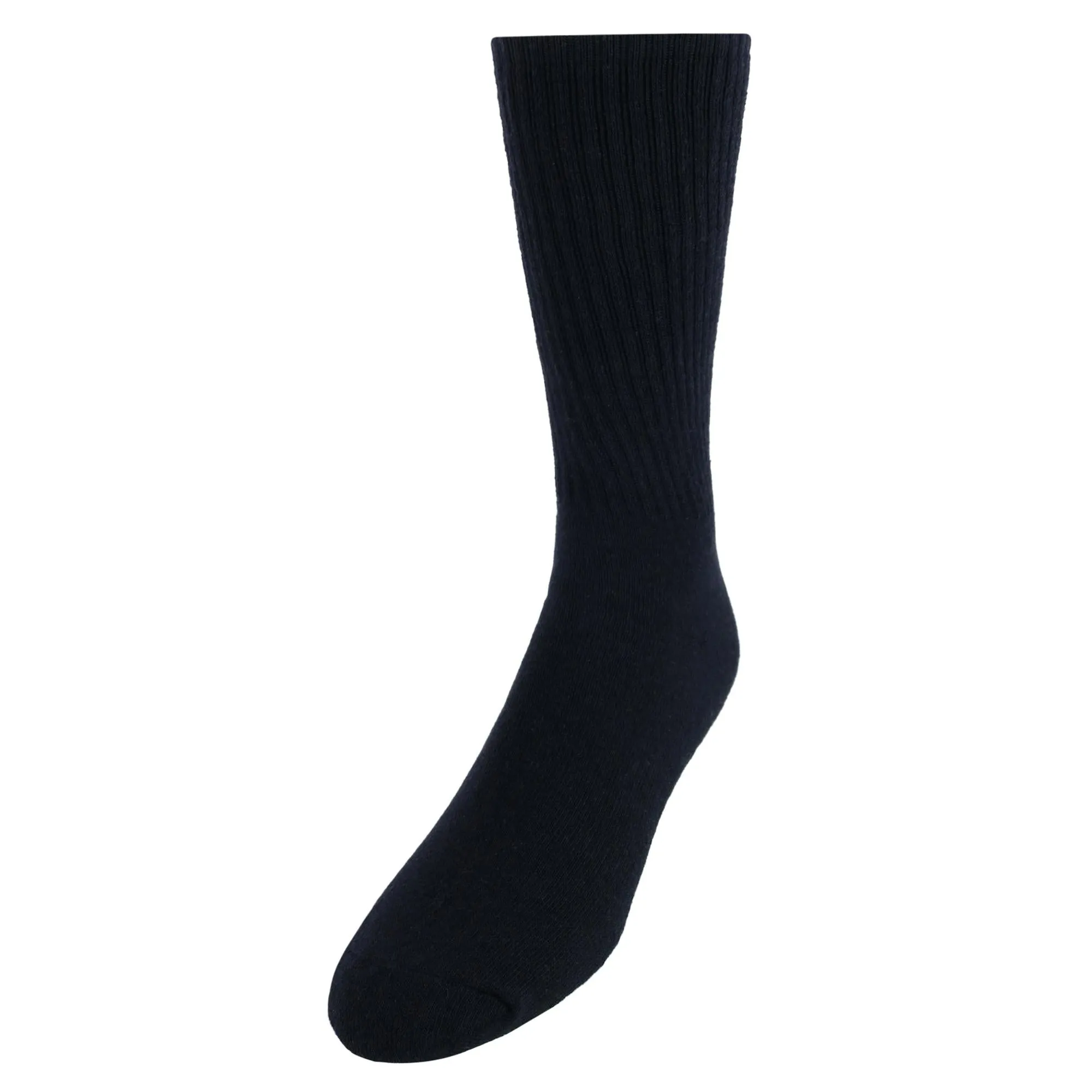 Men's Super Soft Mid-Calf Ribbed Dress Socks (1 Pair)