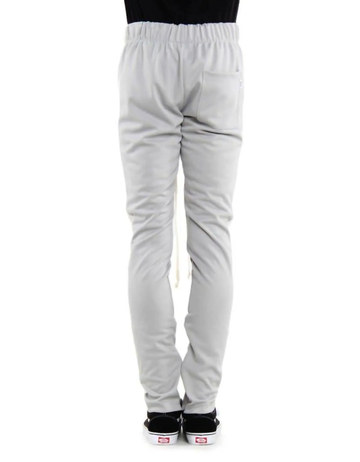 Men's Track Pant In Grey/white