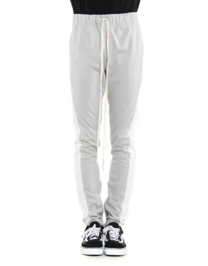 Men's Track Pant In Grey/white