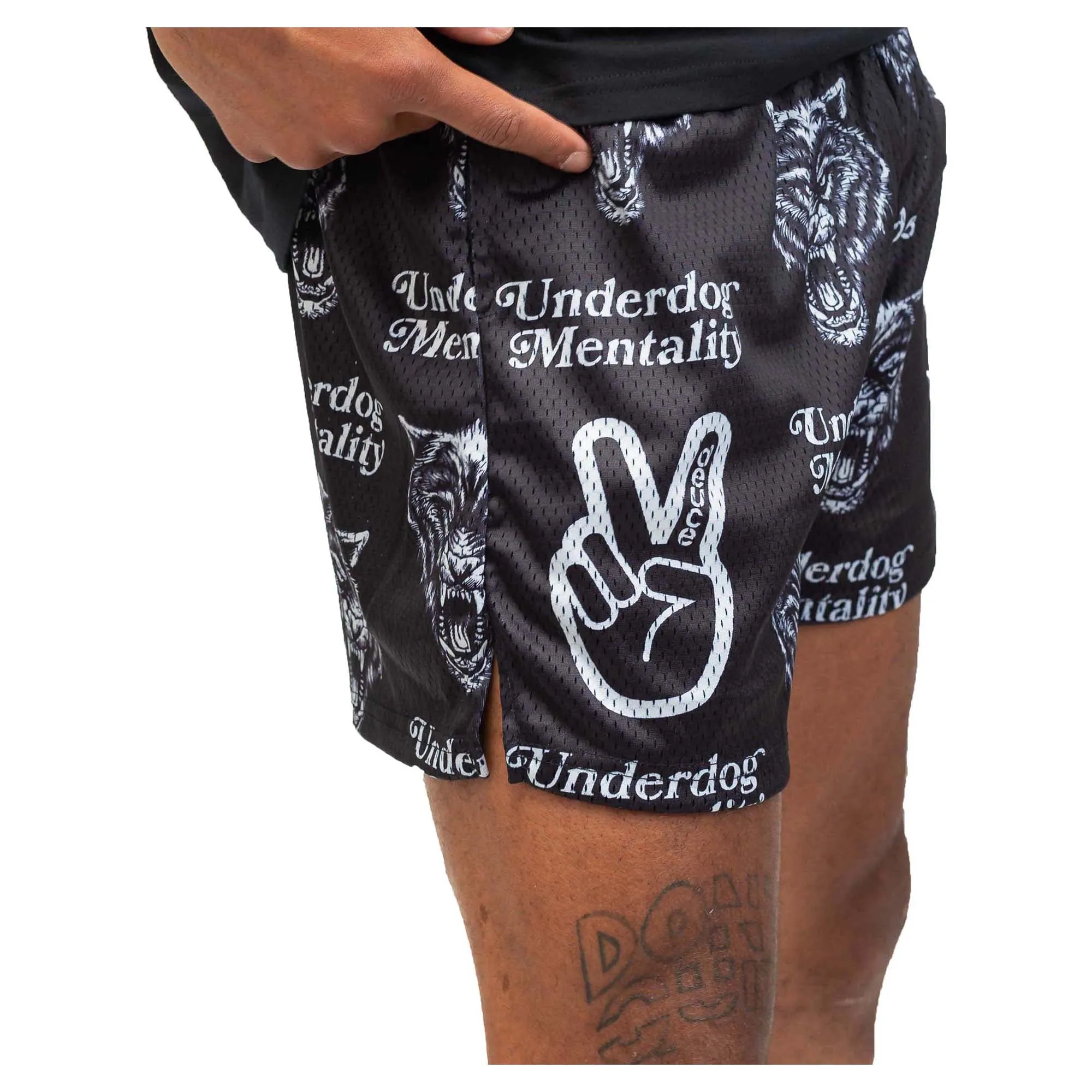 Men's Underdog Mentality Mesh Shorts