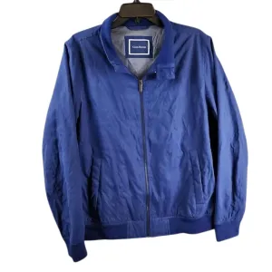Men's Water Resistant Bomber Jacket In Blue