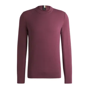 Micro-structured sweater in cotton