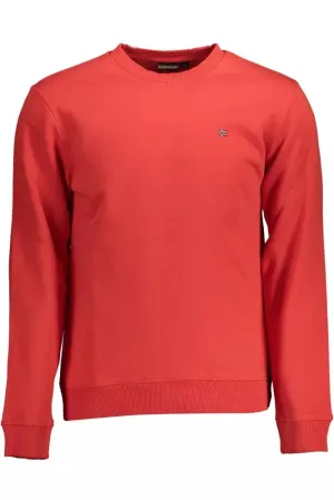 Napapijri Chic  Crewneck Sweater with Embroide Men's Detail