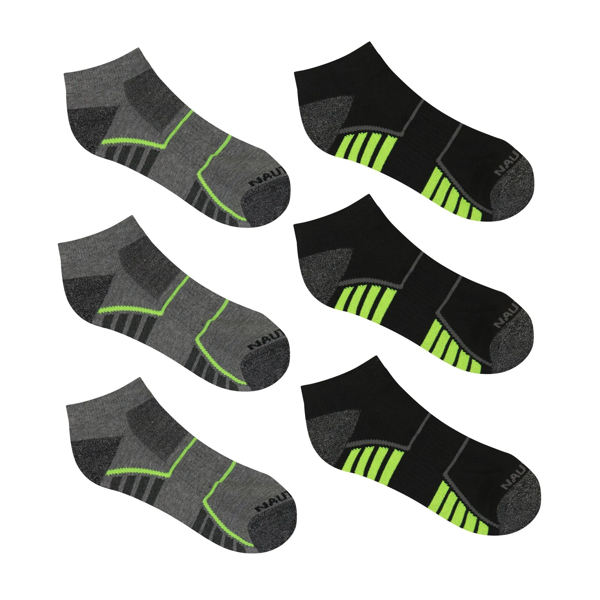 Nautica Men's Athletic Low-Cut Terry Socks Multi Nautica