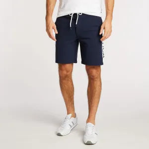 Nautica Men's Big & Tall Side Panel Logo Shorts Navy Nautica