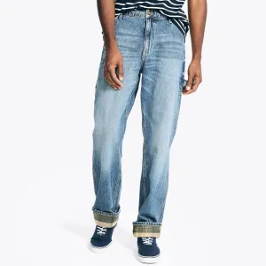 Nautica Men's Denim Carpenter Pant Ocean Depth Heather Nautica