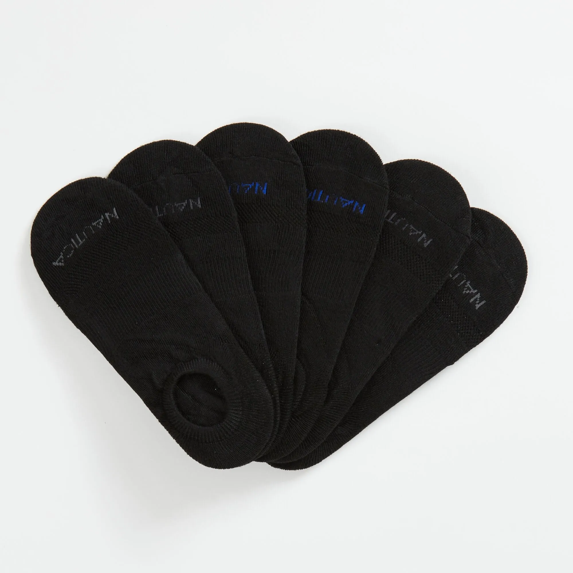 Nautica Men's Logo Stretch Liner Socks Dove Nautica