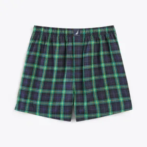 Nautica Men's Tartan Plaid Woven Boxer Haze Nautica