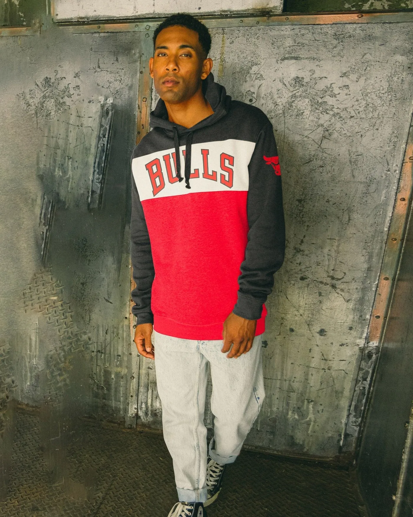 NBA Chicago Bulls Colorblock Hoodie