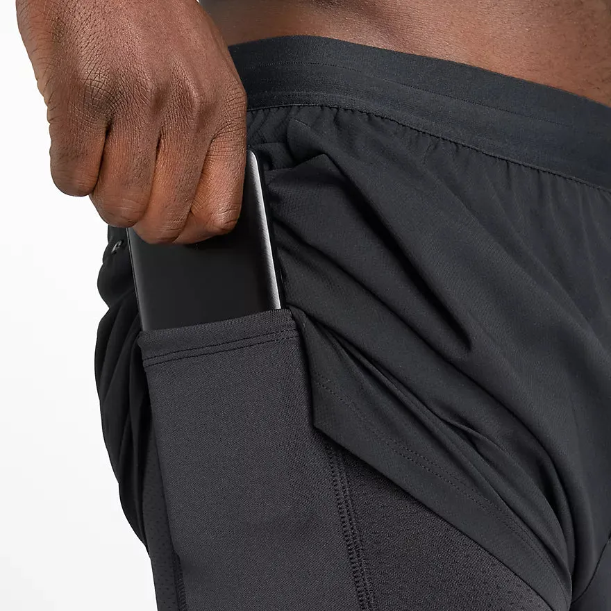 New Balance AC Lined Short 5 - Black - MEN (MS41290) New Balance