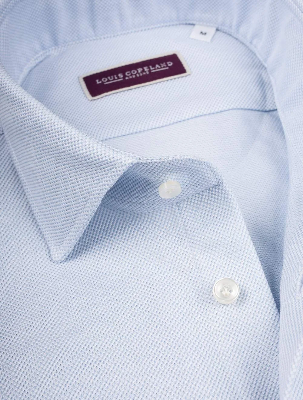 New Jersey Pique Shirt Light Blue