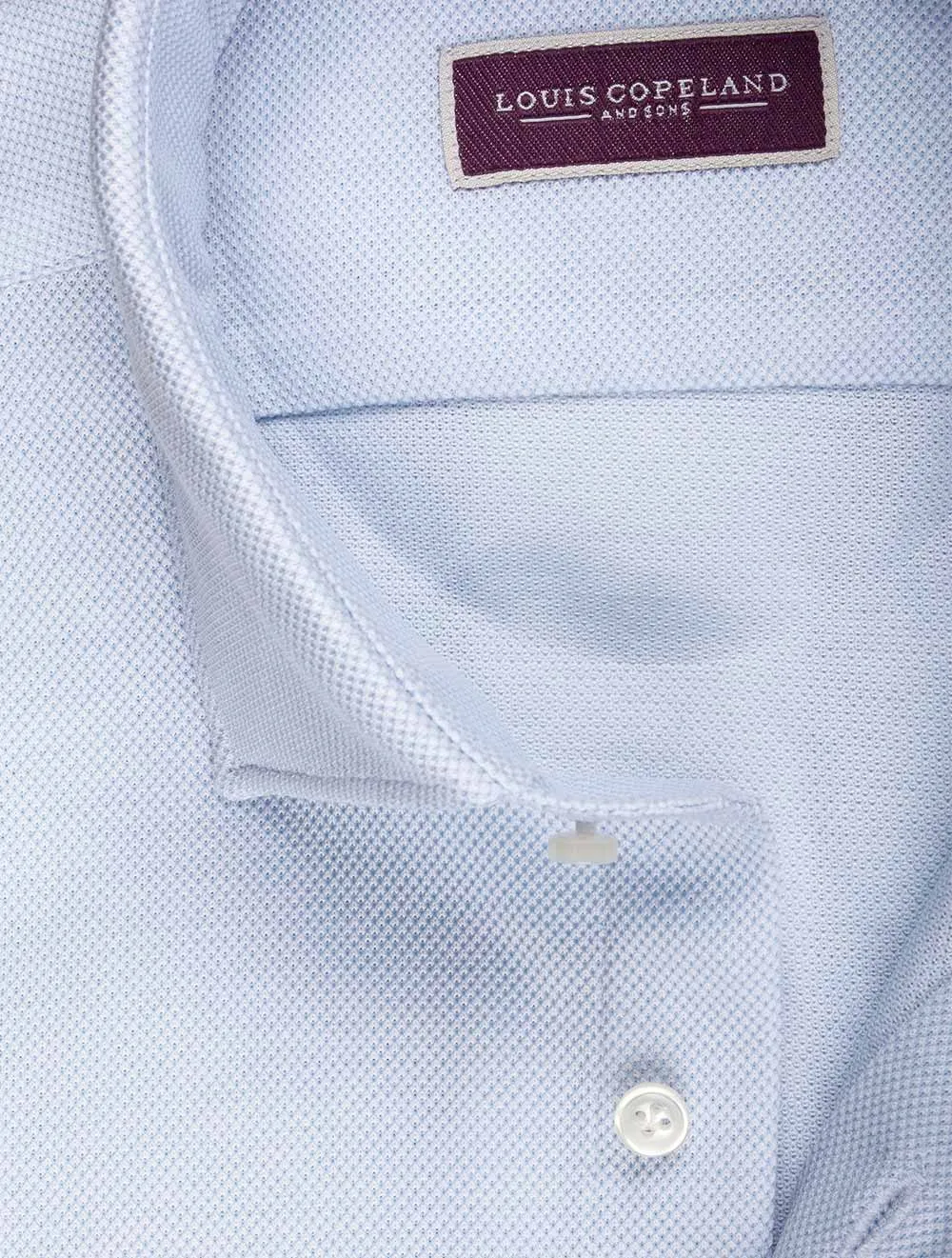New Jersey Pique Shirt Light Blue
