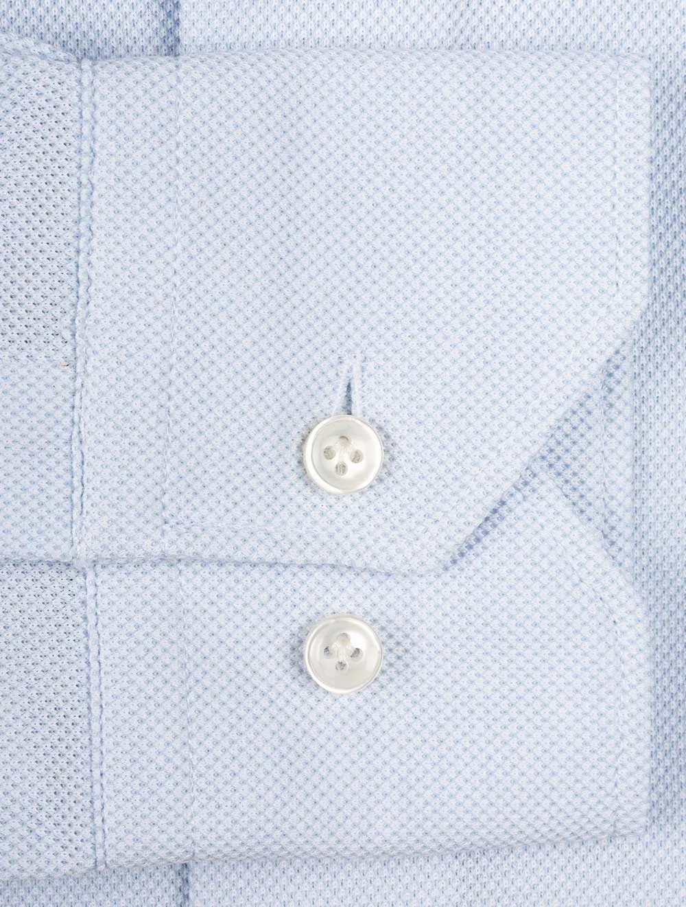 New Jersey Pique Shirt Light Blue