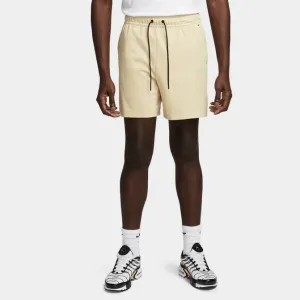 Nike Sportswear Tech DX0828-783 Shorts Men's Large Gold Drawstring Waist APP1337