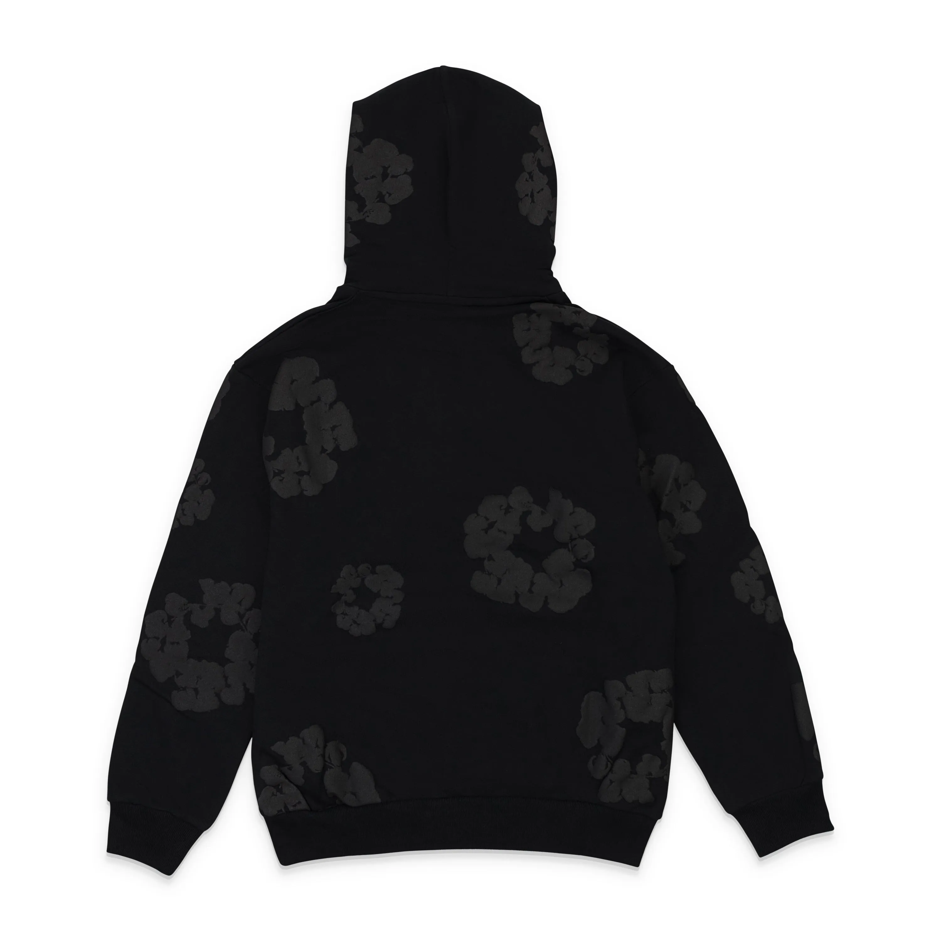 NWT DENIM TEARS BLACK WREATH PRINTED HOODIE SWEATSHIRT