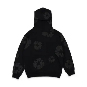 NWT DENIM TEARS BLACK WREATH PRINTED HOODIE SWEATSHIRT