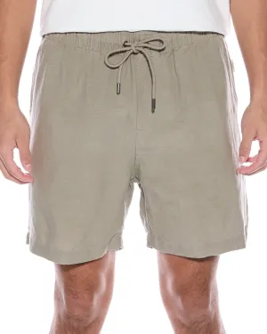 Onia Air Linen-Blend Pull-On Short