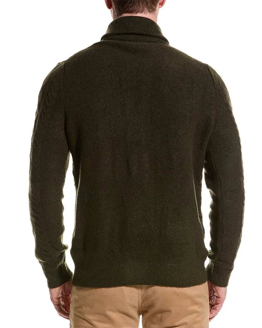 Paisley & Gray Toggle Wool-Blend Shawl Collar Cardigan
