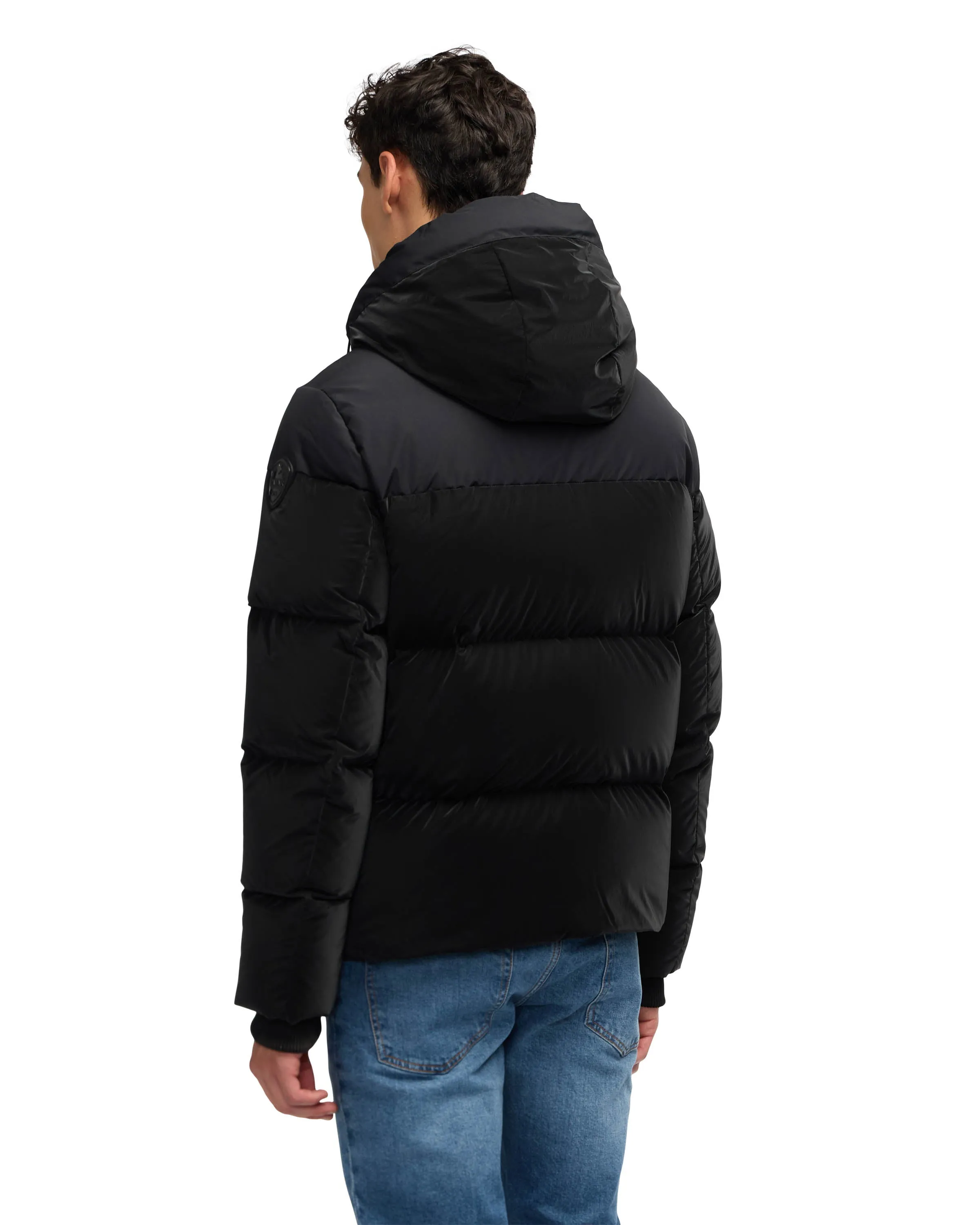 Pajar Men's Mato Mixed-Media Channel Quilted Puffer
