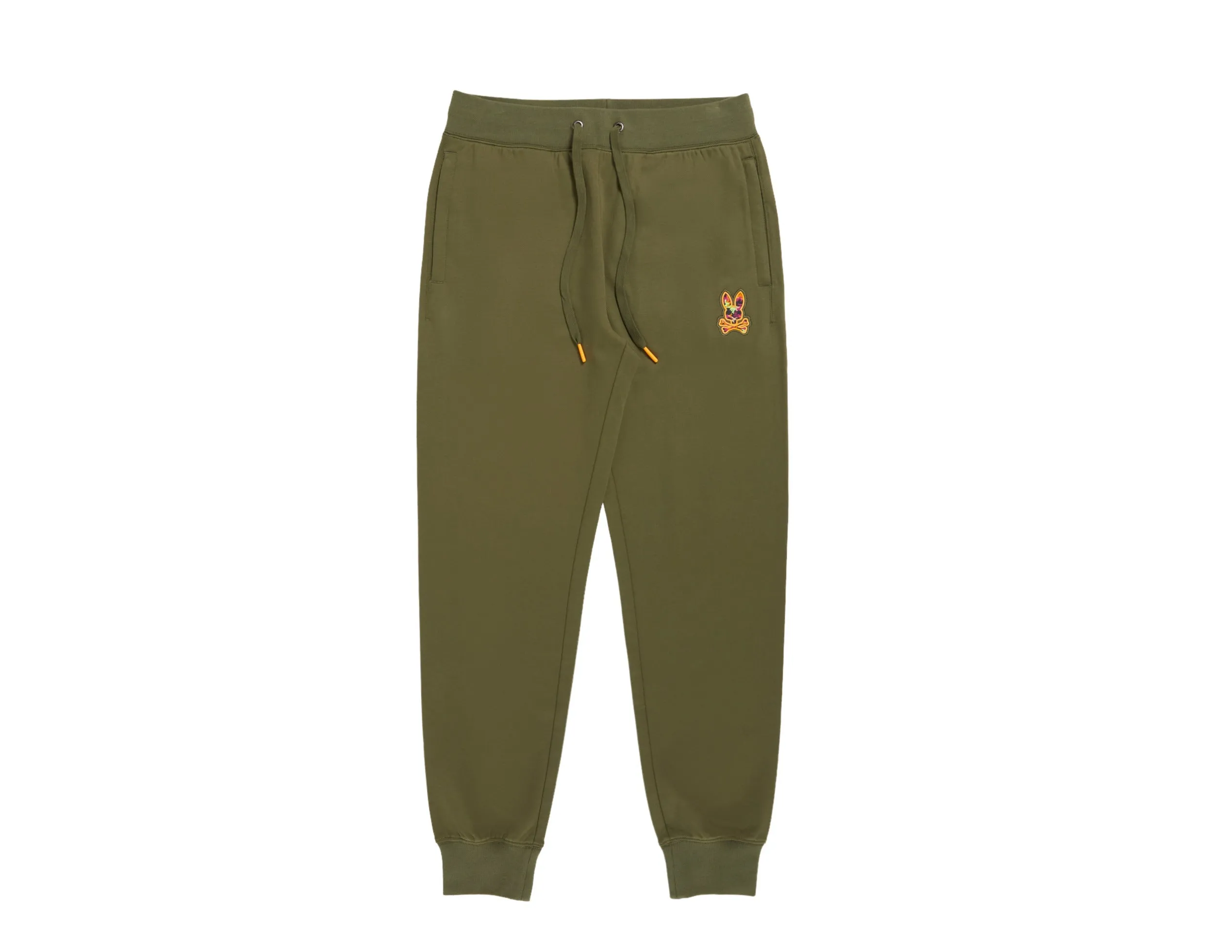 Psycho Bunny Allen Dark Olive Men's Sweatpants B6P949U1FT-DKL