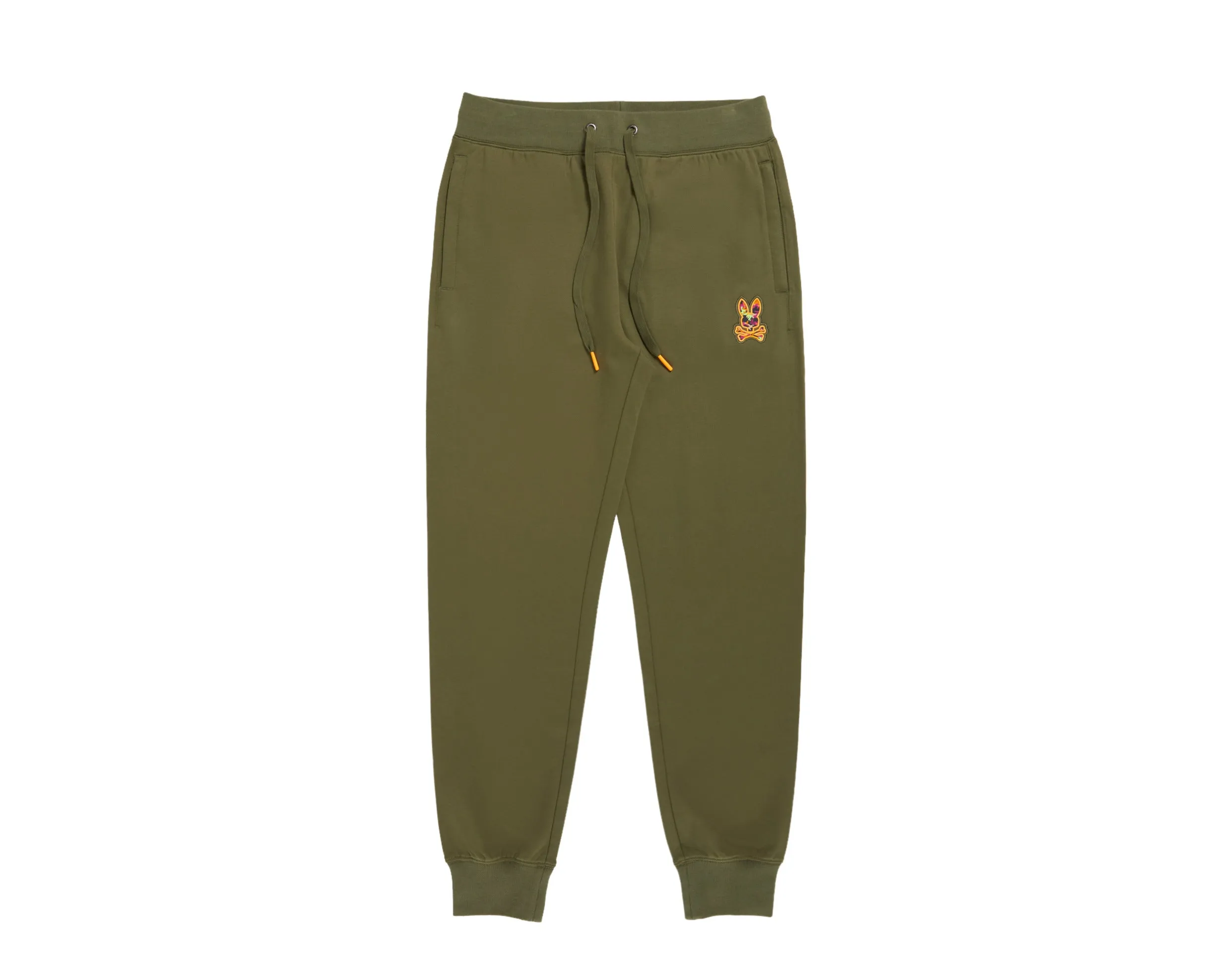 Psycho Bunny Allen Dark Olive Men's Sweatpants B6P949U1FT-DKL