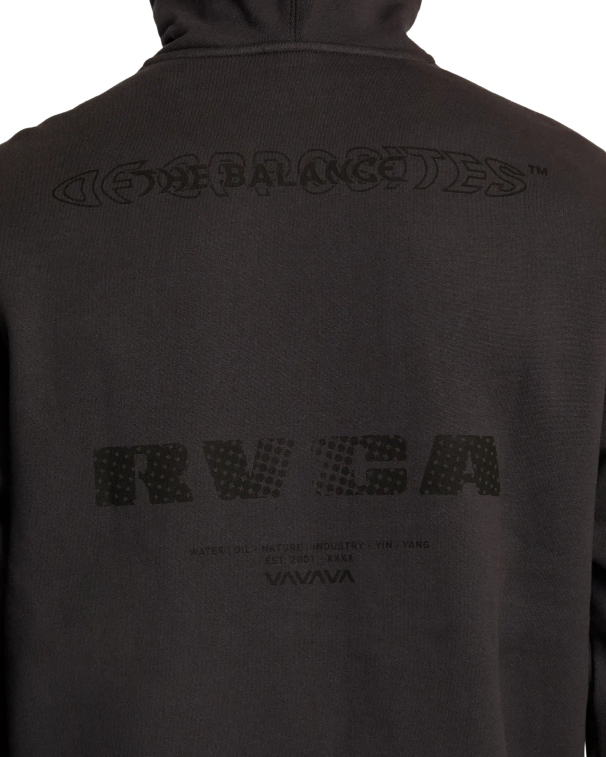 Radiate Hoodie in Washed Black