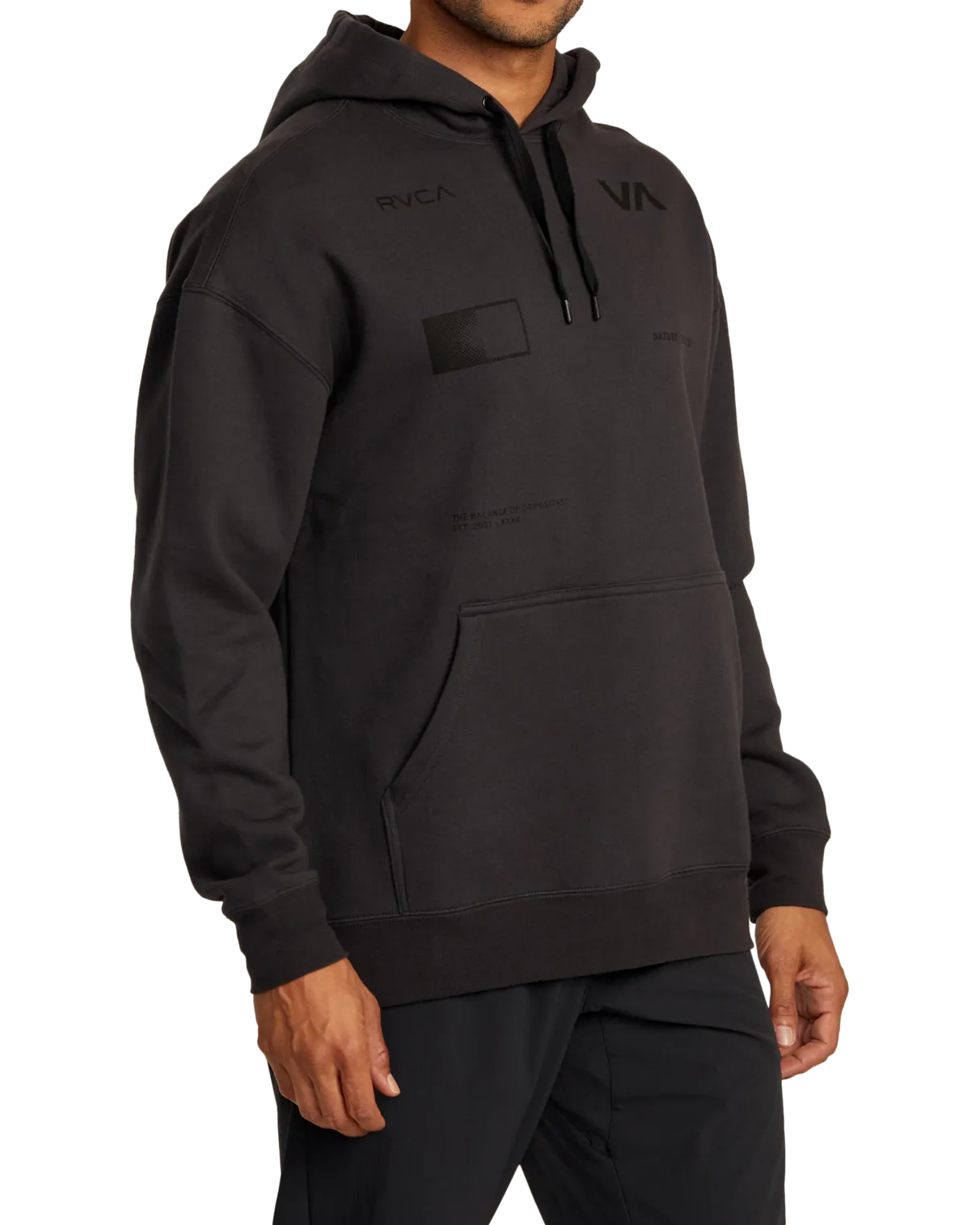 Radiate Hoodie in Washed Black